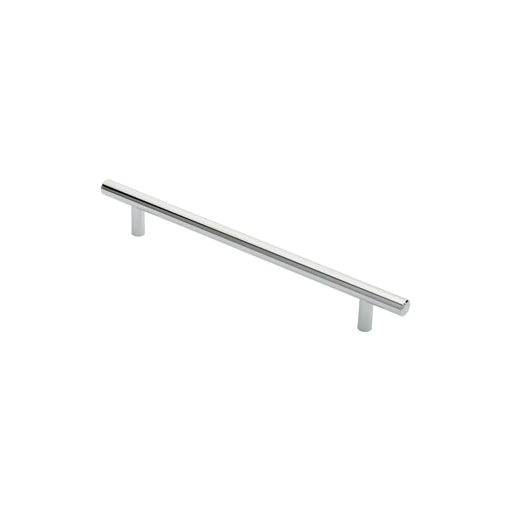 12Mm Dia. T-Bar Pull Handle - 192Mm C/C - Bolt Through Fixing - Polished Chrome 192 ( 252 )