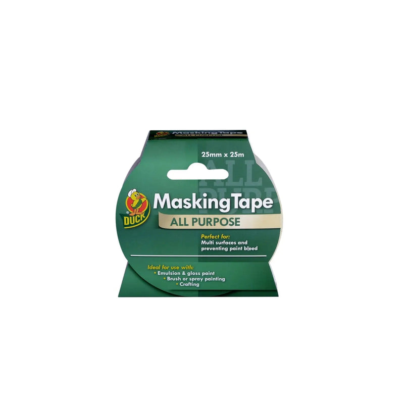 Duck Tape All Purpose Masking Tape Beige 25mm x 25m