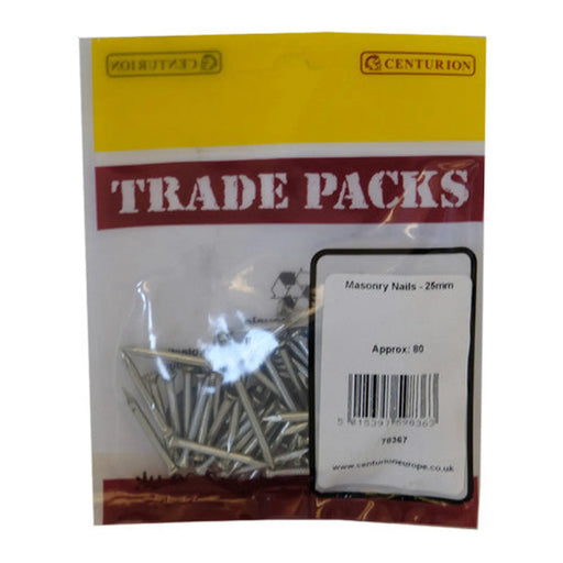 Masonry Nails - 25mm - (80 PK)