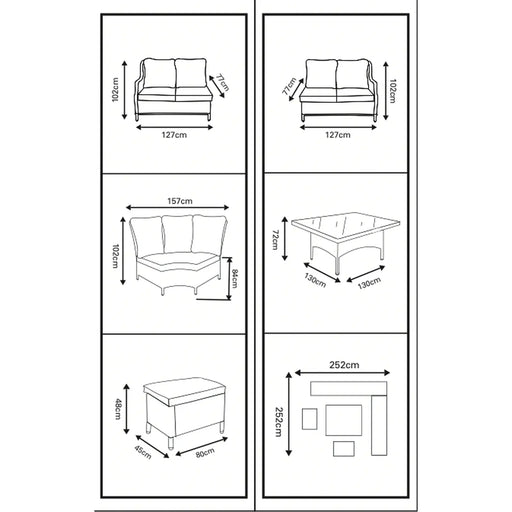 Pagoda Cassano Corner Unit