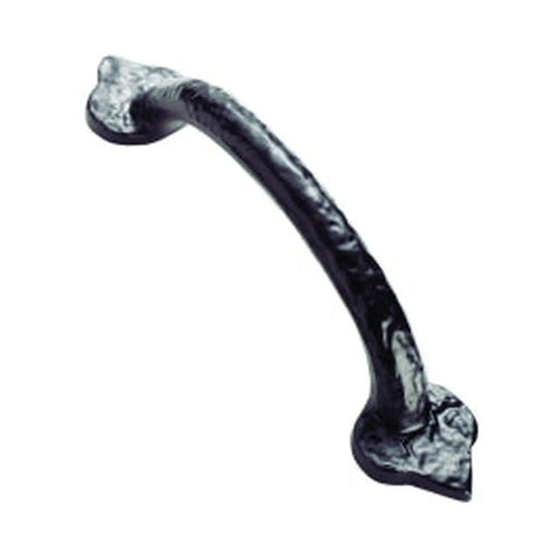 Hammered Fleur De Lys Handle 102Mm C/C - Black Antique 102 ( 151 )
