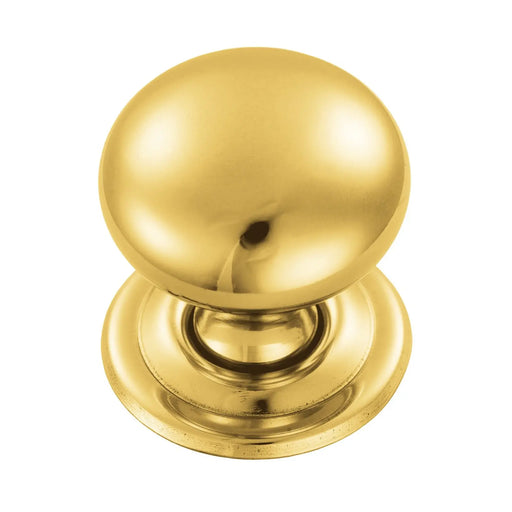 Hollow Victorian Knob 32Mm - Polished Brass 33.5 ( 31.5 )