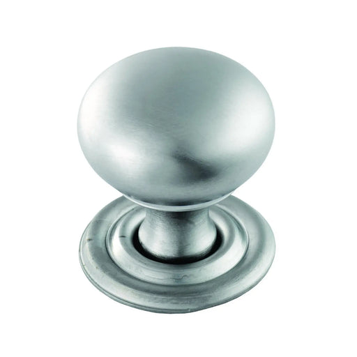 Hollow Victorian Knob 32Mm - Satin Chrome 33.5 ( 31.5 )