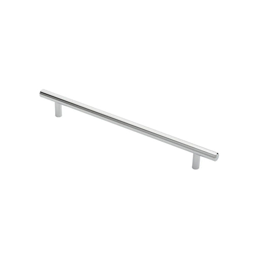 12Mm Dia. T-Bar Pull Handle - 224Mm C/C - Bolt Through Fixing - Polished Chrome 224 ( 284 )
