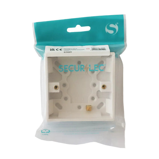 Securlec Surface Pattress Box 1g Square 16mm