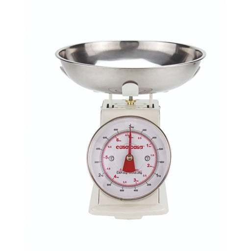 Casa & Casa Trad Mechanical Kitchen Scale Cream