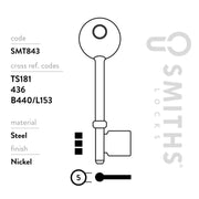 Smiths Locks Union Mortice Key Blank Pack 10