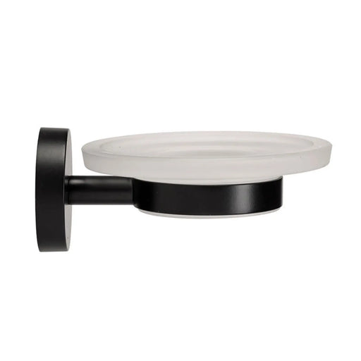 Croydex Flexi Fit Matt Black Soap Dish And Holder