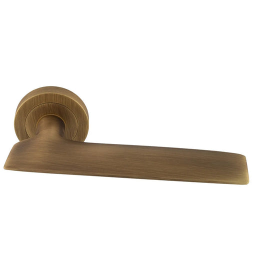 Hygge Due Lever On Concealed Fix Round Rose Bgo (Antique Brass) - Antique Brass