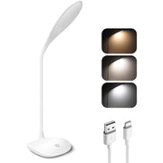 Extrastar Rechargable Dimmable Desk Lamp With Usb 3w White