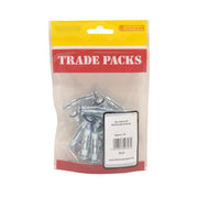 Blind Screw Anchors - Zinc Plated - M5 x 45mm - (18 PK) - Pack of 5