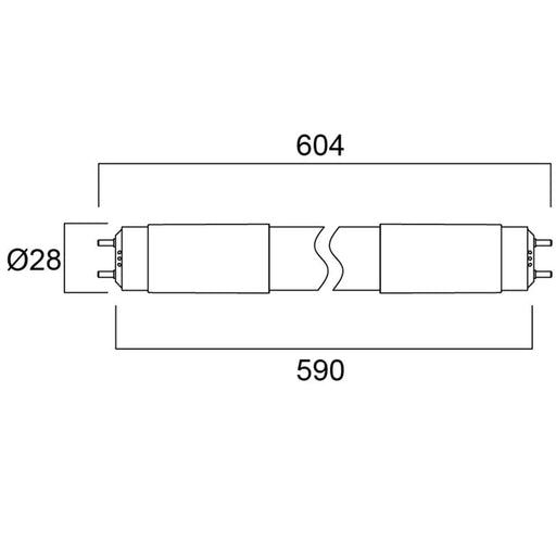 Sylvania T8 LED Tube V3 1100lm 2ft 840 7.5w