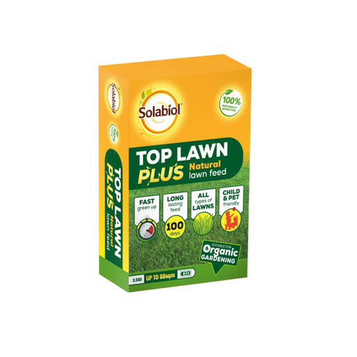 Solabiol Top Lawn Plus Natural Lawn Feed 3.5kg 88sqm