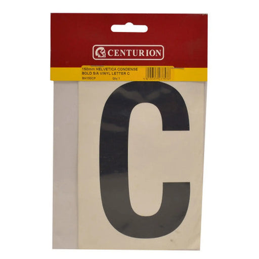 150mm Black Self Adhesive Vinyl Letter C