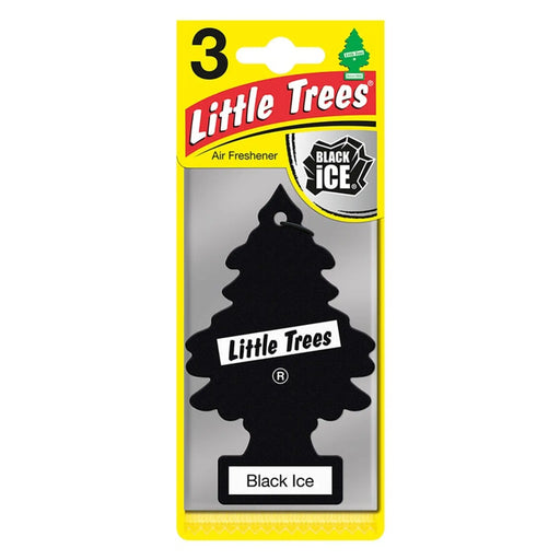 Little Trees Air Freshener Triple Pack Black Ice