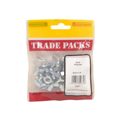 Wing Nuts - Zinc Plated - M8 - (20 PK) - Pack of 5
