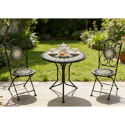 Pagoda Ceramic Mosaic Set Green