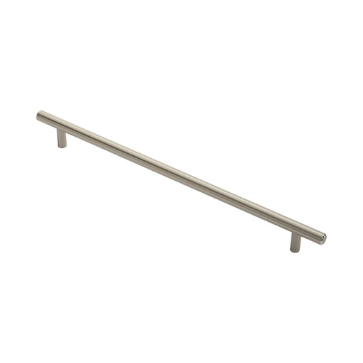 12Mm Dia. T-Bar Pull Handle - 288Mm C/C - Bolt Through Fixing - Satin Nickel 288 ( 348 )