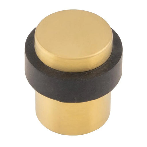 40 X 30Mm - Floor Mounted Doorstop - Concealed Fix - Satin PVD 40mm