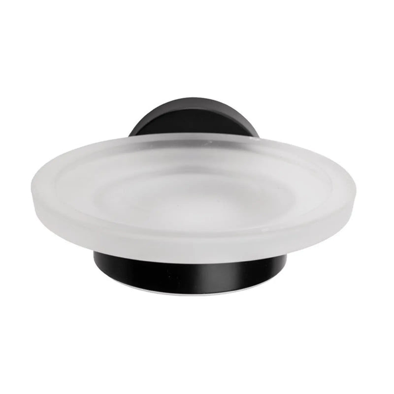 Croydex Flexi Fit Matt Black Soap Dish And Holder