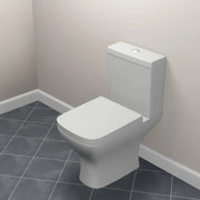 SP Space Saver One Box Square Toilet, Seat and Cistern W: 365mm H: 780mm D: 610mm
