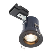Electralite Fixed Fire Black Downlight