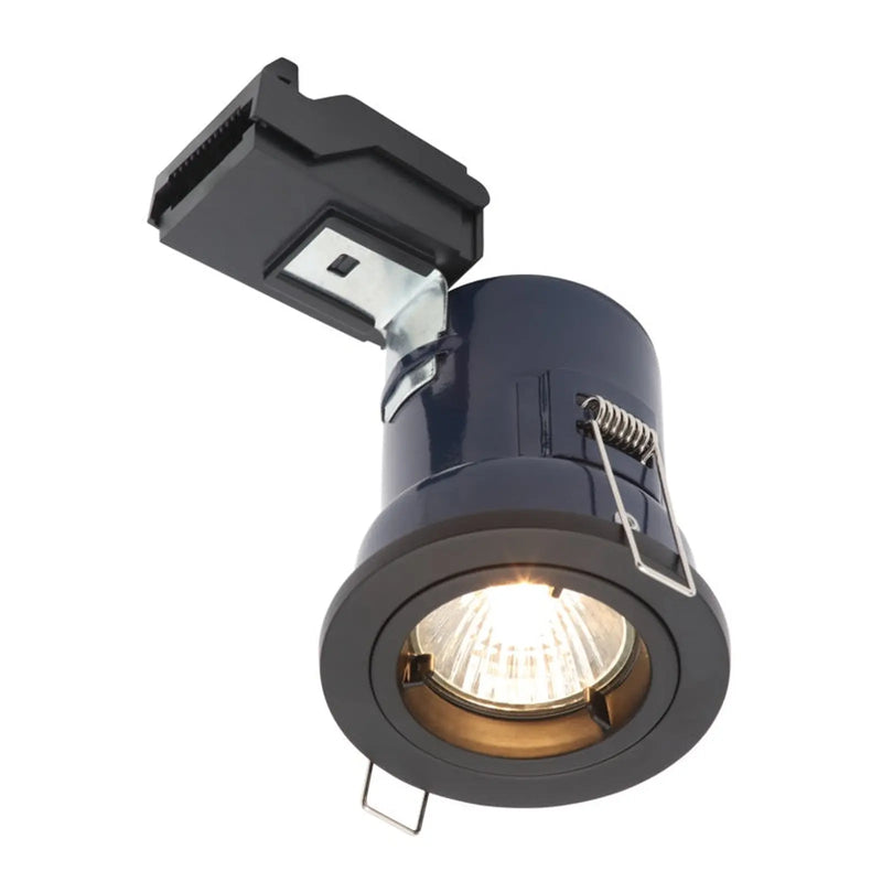 Electralite Fixed Fire Black Downlight