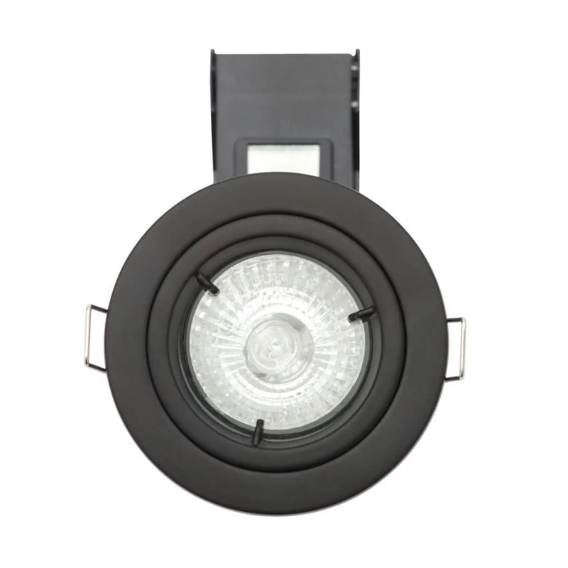 Electralite Fixed Fire Black Downlight