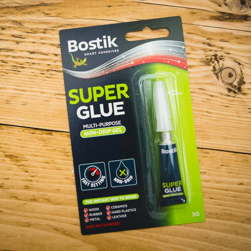 Bostik Super Glue Non Drip Gel 3g Blister