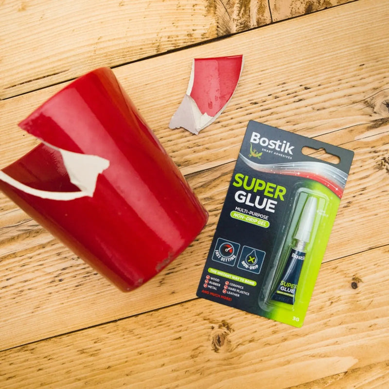 Bostik Super Glue Non Drip Gel 3g Blister