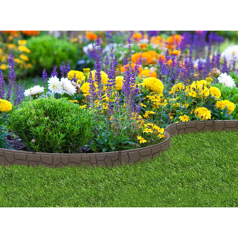 Primeur Ultra Curve Border 9cm Stone Earth