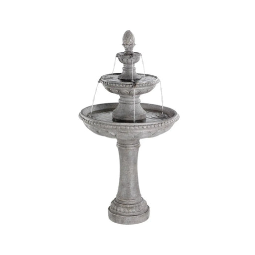 Kaemingk Poly 3 Tier Fountain Stone Wash