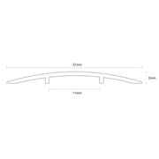 Regency Cover Strip M108 900mm Brushed Black