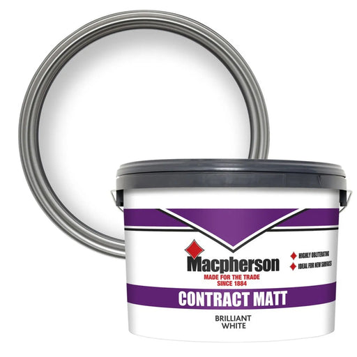Macpherson Contract Matt 10L Brilliant White
