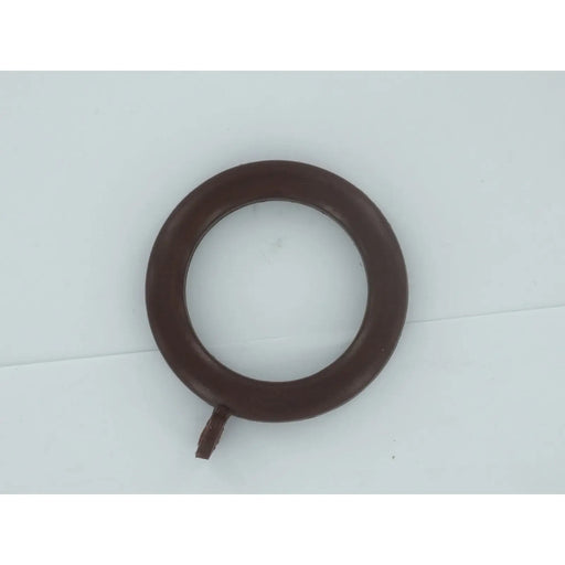Securpak Curtain Pole Ring Brown 28mm 4 Pack