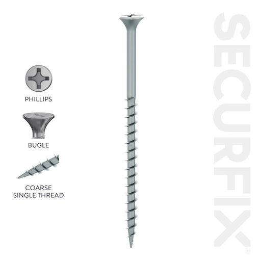 Securfix Drywall Screws 6 x 2"-3.5 x 50mm | Pack of 1000