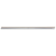 Woodside Bottom of the Door Self Seal Draught Excluder TPE Sweep Aluminium Silver