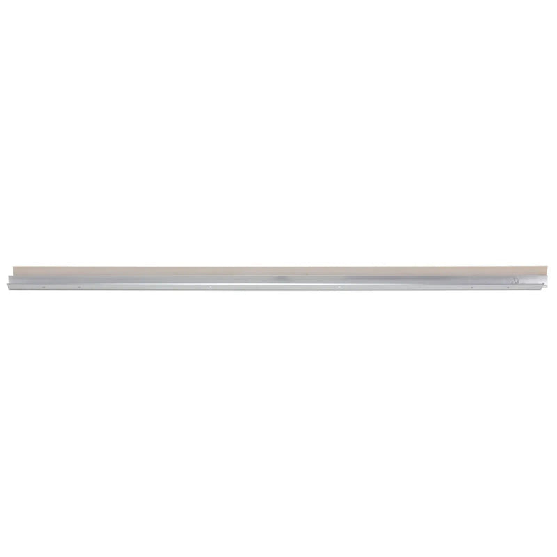 Woodside Bottom of the Door Self Seal Draught Excluder TPE Sweep Aluminium Silver