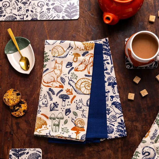 Price & Kensington Woodland Tea Towels Set Of 3
