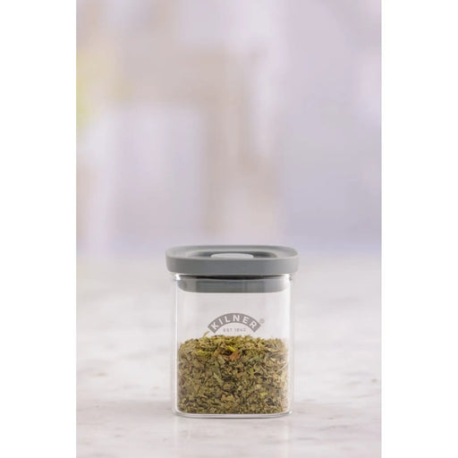 Kilner New Fresh Storage Square Spice Jar 0.16L