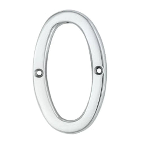 Numeral Face Fix (No.0) - Polished Chrome 76MM