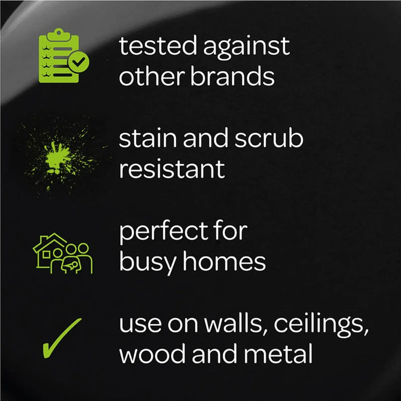 Crown Easyclean Matt Emulsion 2.5L Snowfall