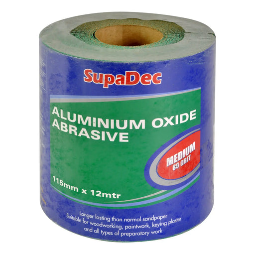 SupaDec Aluminium Oxide Roll Medium Grade, 80 Grit, 12m