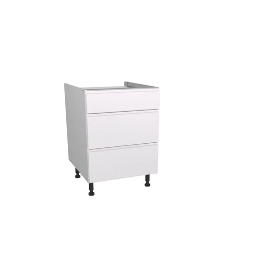 Gower Rapide+ Capri White 3 Drawer Unit 600mm