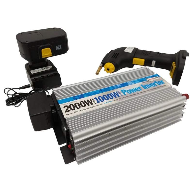 Streetwize 2000W Peak Power/1000watt Continuous Power DC-AC Power Inverter 1000w