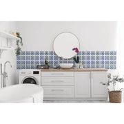 d-c-fix® Self Adhesive Wall Tile Nadia Blue 15cm x 15cm / Pack Of 6