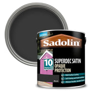 Sadolin Superdec Satin 2.5L Black