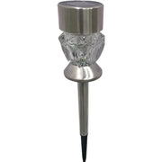 Pagoda Solar Glass Design Multi Function Stick Light 34cm