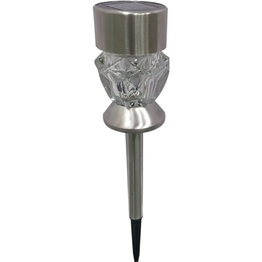 Pagoda Solar Glass Design Multi Function Stick Light 34cm