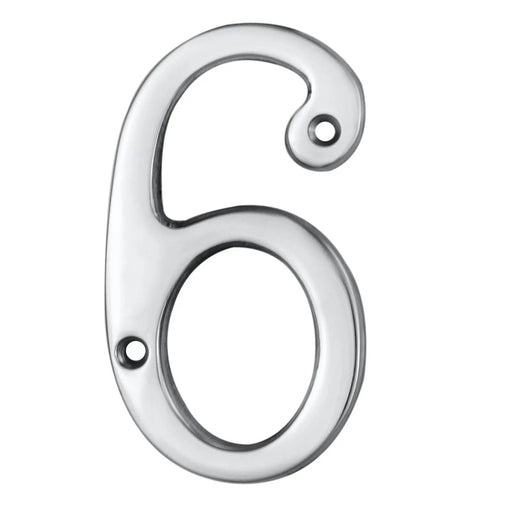 Numeral Face Fix (No 6/9) - Polished Chrome 76MM